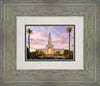 Redlands Temple Fountain Sunset