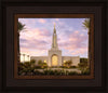 Redlands Temple Fountain Sunset