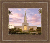 Redlands Temple Fountain Sunset