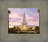 Redlands Temple Fountain Sunset