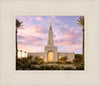 Redlands Temple Fountain Sunset