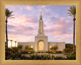 Redlands Temple Fountain Sunset