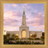 Redlands Temple Fountain Sunset