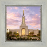 Redlands Temple Fountain Sunset