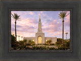 Redlands Temple Fountain Sunset