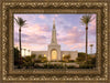 Redlands Temple Fountain Sunset