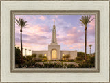 Redlands Temple Fountain Sunset