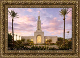 Redlands Temple Fountain Sunset