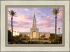 Redlands Temple Fountain Sunset