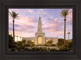 Redlands Temple Fountain Sunset