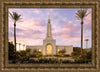 Redlands Temple Fountain Sunset