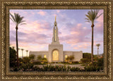 Redlands Temple Fountain Sunset