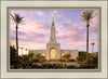 Redlands Temple Fountain Sunset