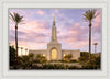 Redlands Temple Fountain Sunset