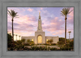 Redlands Temple Fountain Sunset