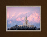 Payson Temple Winter Evening