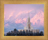 Payson Temple Winter Evening