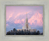 Payson Temple Winter Evening