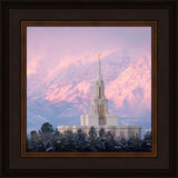 Payson Temple Winter Evening