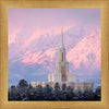 Payson Temple Winter Evening