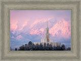 Payson Temple Winter Evening