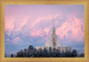 Payson Temple Winter Evening