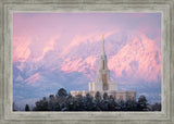 Payson Temple Winter Evening