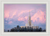 Payson Temple Winter Evening