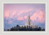 Payson Temple Winter Evening