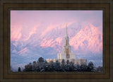 Payson Temple Winter Evening