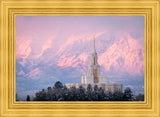 Payson Temple Winter Evening