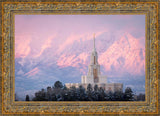 Payson Temple Winter Evening