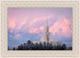 Payson Temple Winter Evening