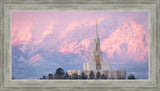 Payson Temple Winter Evening