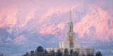 Payson Temple Winter Evening