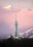 Mount Timpanogos Temple Winter Peaks