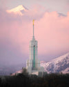 Mount Timpanogos Temple Winter Peaks