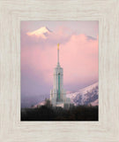 Mount Timpanogos Temple Winter Peaks