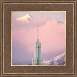 Mount Timpanogos Temple Winter Peaks