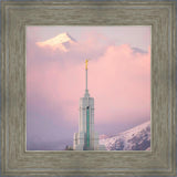 Mount Timpanogos Temple Winter Peaks