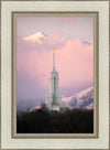 Mount Timpanogos Temple Winter Peaks