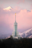 Mount Timpanogos Temple Winter Peaks