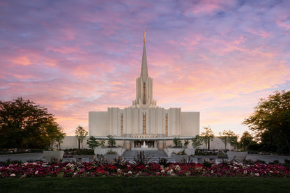 Jordan River Temple Glorious Large Wall Art