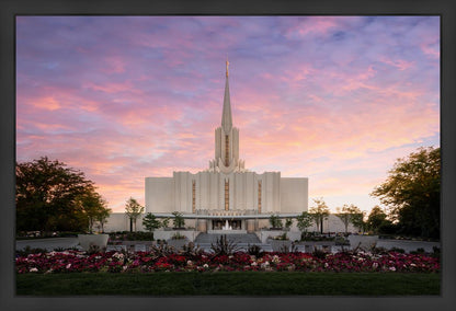 Jordan River Temple Glorious Large Wall Art