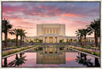 Glorious Mesa Arizona Temple Large Wall Art