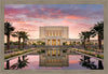 Glorious Mesa Arizona Temple Large Wall Art