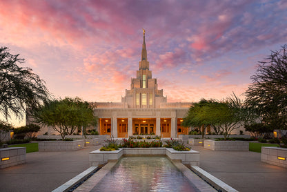 Glorious Phoenix Arizona Temple Large Wall Art