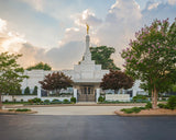 Memphis Temple Glorious Sunset