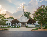 Memphis Temple Glorious Sunset