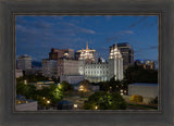 Salt Lake Temple Late Sunset